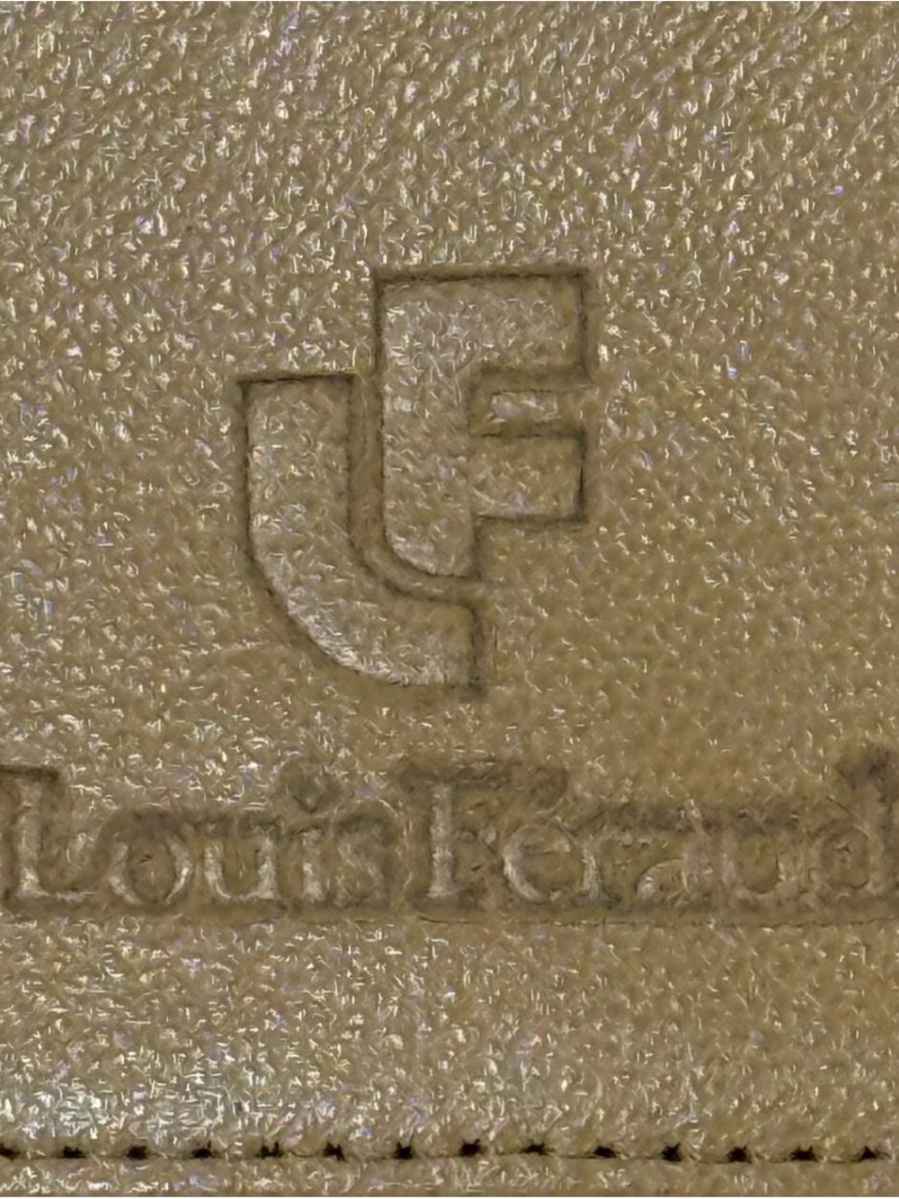 Louis Feraud Cream Leather Crossbody Bag - Picture 3 of 7
